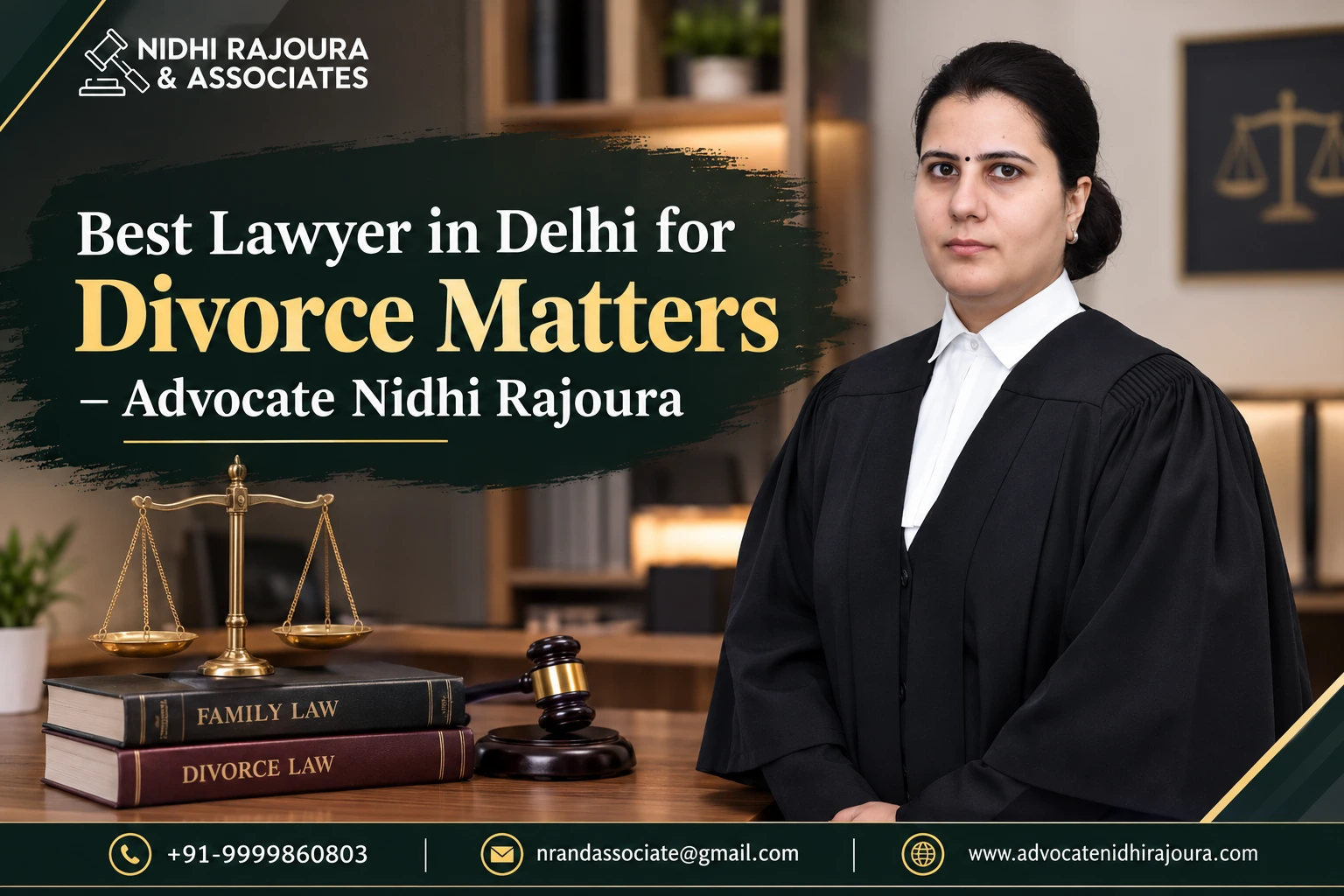 Best Lawyer in Delhi for Divorce Matters – Advocate Nidhi Rajoura