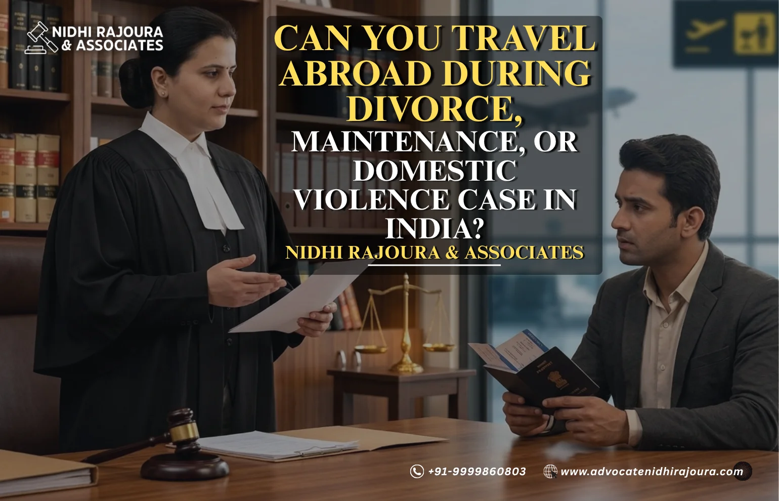 Can You Travel Abroad During Divorce, Maintenance, Or Domestic Violence Case In India?